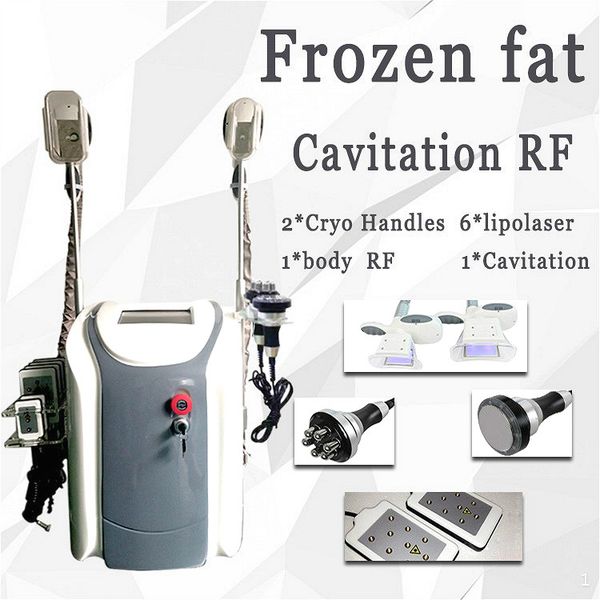 

profession ultrasonic cavitation rf skin tighteninng fat e machine liposuction machine two cryolipolysis handles can work together ce