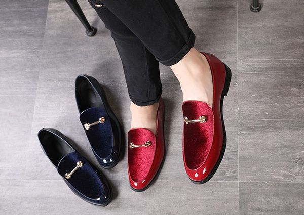 

Plu ize men hoe ca ual luxury brand driving de igner ocial fa hion dre loafer 37 48