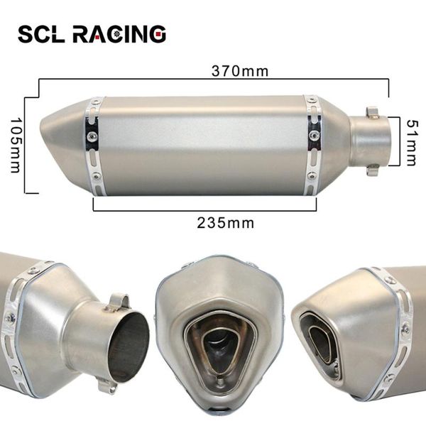 

alconstar racing universal motorcycle exhaust modify ak exhaust muffler for gy6 nmax msx125 crf 230 gsr 600 atv dirt pit bike