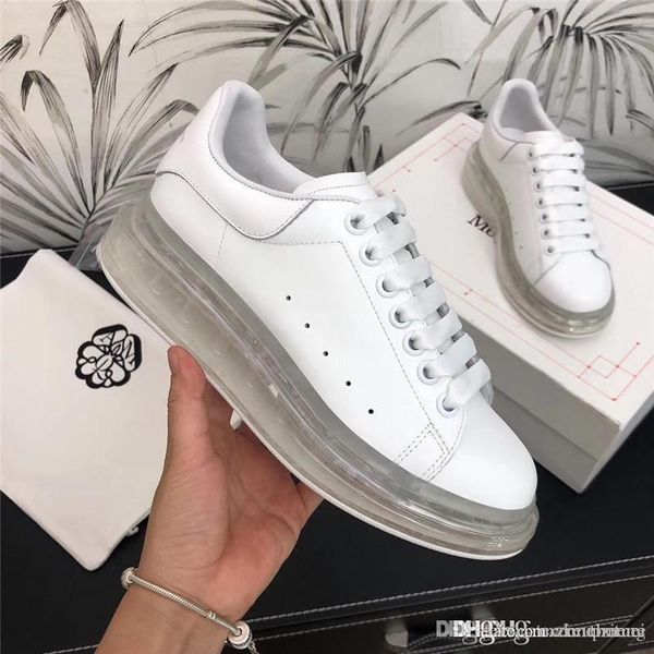 

1alexandermcqueeen1 alexander fashi mcque larry white leather trainer прозрачная нижняя взлетно посадочная полоса snekaers обувь с оригиналь, Blue;gray