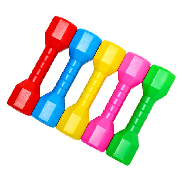 

2pcs children dumbell outdoor plastic fitness equipment kids performance dancing tool sport exercise toy dropshipping