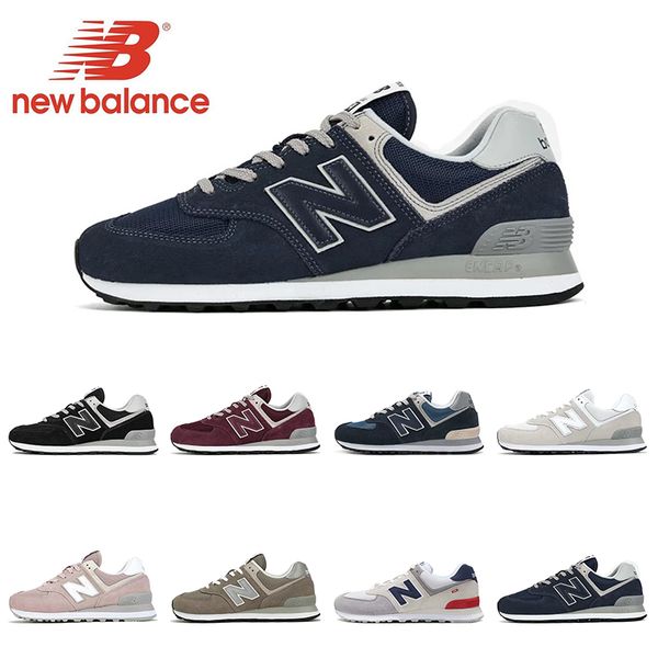 

2019 de igner 574 running hoe for men women breathable black white navy blue pink red wine outdoor port neaker ize 36 44