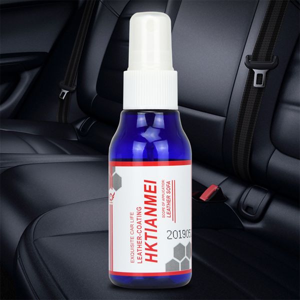 

2019 new 50ml car interior coating polish leather retreading agent cleaner care wax paint care maintenance