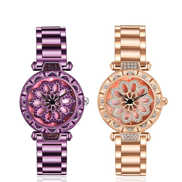 

2019 европейский и американский новый дамы водонепроницаемый повседневные часы мода студент спортивный стальной ремень кварцевые часы, Slivery;brown