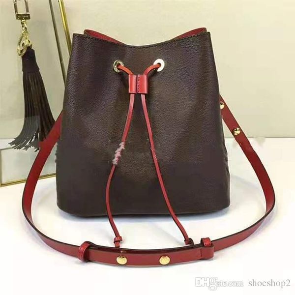 

2020 new shoulder bags leather bucket bag women famous handbags cross body
