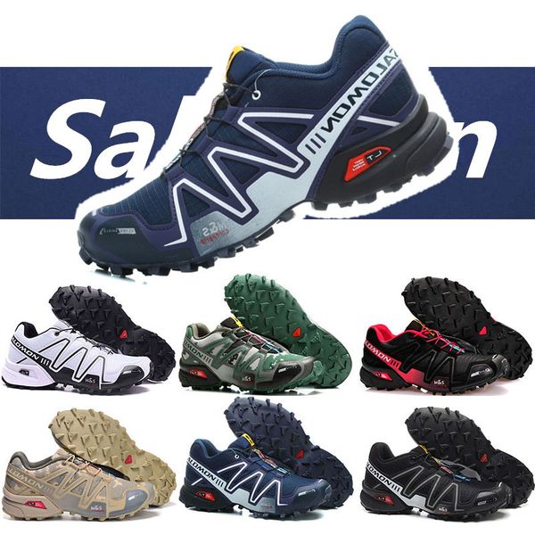 

Mens Salomon Speed cross 3 CS Sport Outdoor Shoes Breathable Zapatillas Hombre Mujer Male Fencing Sneaker Speed Cross size EUR 40-46