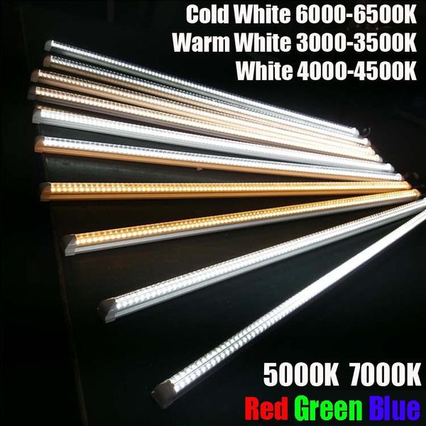

v-shaped 2ft 3ft 4ft 5ft 6ft 8ft cooler door led tubes t8 integrated led tubes double sides led lights fixture stock in usa