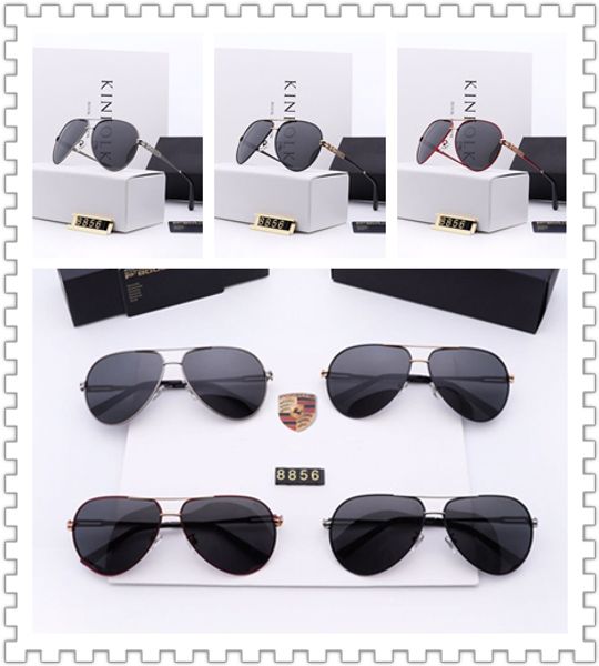 

2019 advanced designer fashion sunglasses for men, men and women, high-definition polaroid lenses (8856, White;black