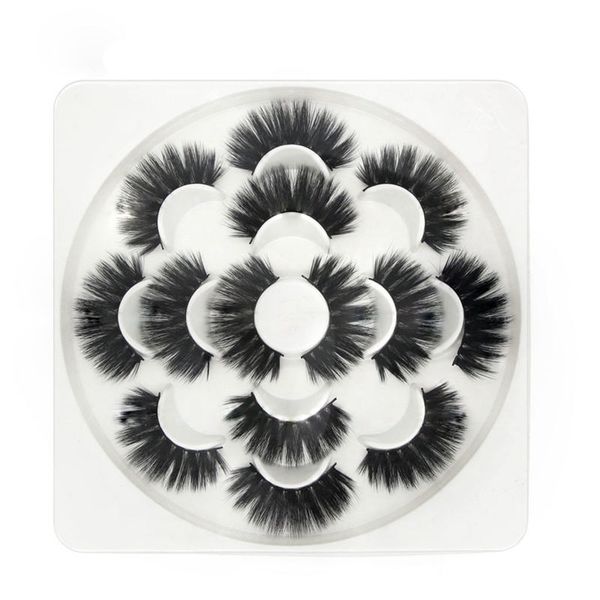 

3d wispies false eyelashes dramatic lashes bulk extensions with volume for girl/men makeup handmade soft eyelash