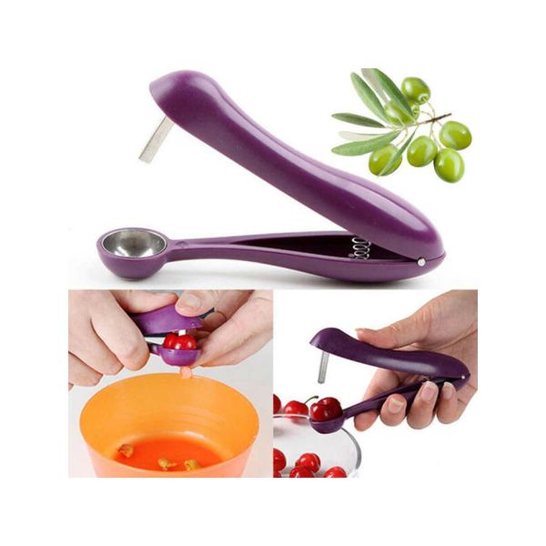 

портативные вишни без косточек фрукты семена инструменты легкие вишневые съемники пищевая нержавеющая сталь простые в использовании гаджеты