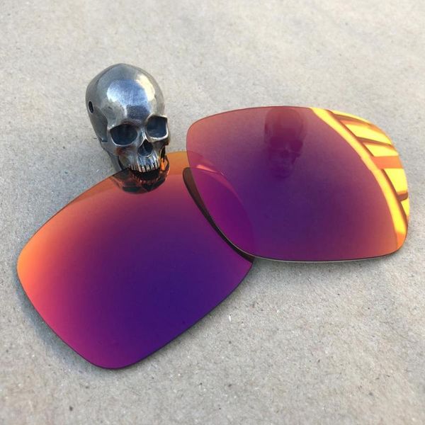 

firtox true polarized enhanced replacement lenses for- big taco oo9173 sunglass (lens only)-purple red mirror