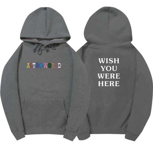 

men's hoodies sweatshirts astroworld fashion letter print hoodie streetwear man and woman pullover sweatshirt ur7y r32o, Black