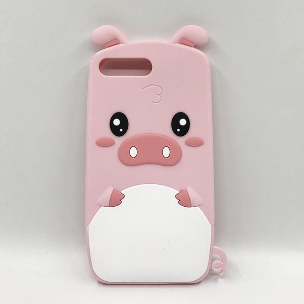 

soft case for huawei y6 2018 case silicone back cover cute 3d piglet unicorn cat phone case for huawei y62018 y 6 2018 5.7 inch