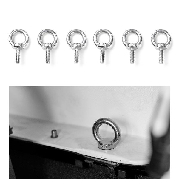 

silver 4 doors car roof screw round hole head for jeep wrangler jl 2018+ car exterior accessories