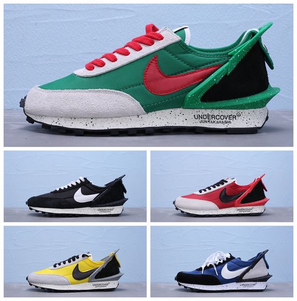 

2019 dbreak undercover waffle racing black drawer box basketball shoes black red green blue yellow fashion designer new arrivals, White;red
