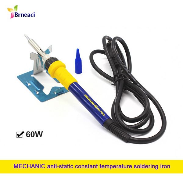 

220v 110v electric soldering iron adjustable temperature 60w solder rework station repair tool welding station soldering tip