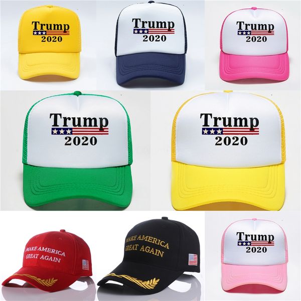

4styles donald trump 2020 baseball hats star usa cap stripe 3d embroidery letter adjustable snapback party selection caps ffa2770 #861, Blue;gray