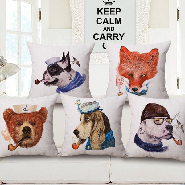 

literature the dog pillow cotton cushion come picture customize pillow