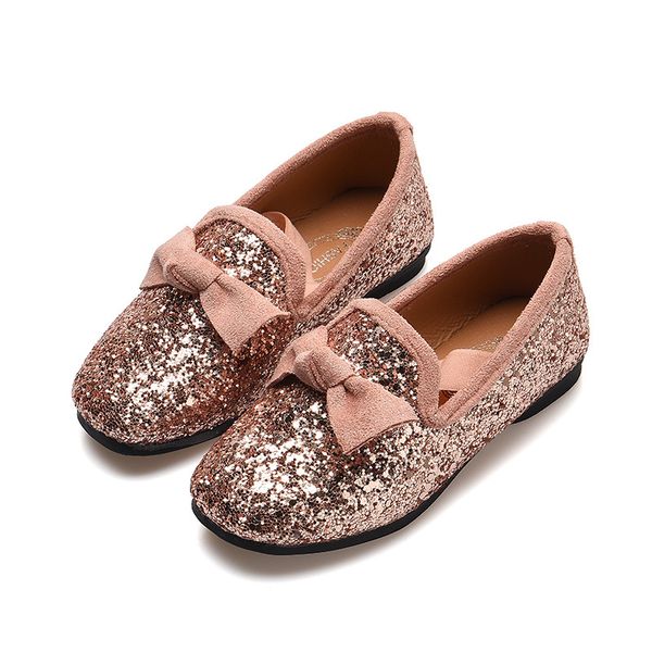 

spring autumn baby girls casual leather shoes rhinestones kids princess shoes for girls student teenagers casual 3-15years, Black;grey