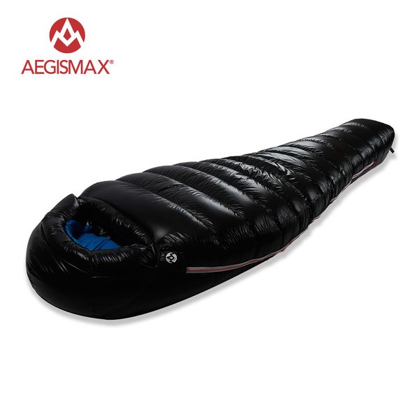 

aegismax 2017 new 650fp duck down sleeping bag outdoor camping ultralight mummy splicing winter sleeping bag