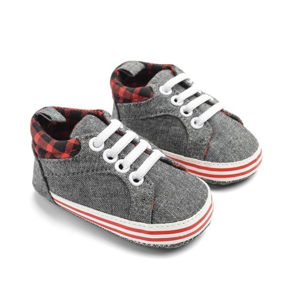 

new summer baby boys first walkers breathable stripe print anti-slip shoes sneakers toddler soft soled