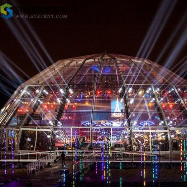 

outdoor exhibition half sphere tents with aluminum frame aluminum good price frame outdoor white tent for 200 people on sale