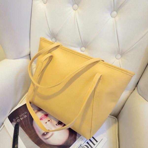 

2020 new lady's handbag shoulder bag korean edition pu female bag toothpick pattern fashion