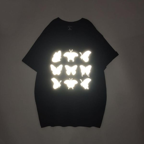 

hip hop t shirt 2020ss t shirt summer style men women 1 3m reflective, White;black