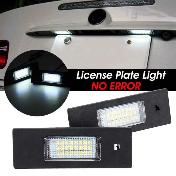 

2pcs 12v led license number plate light no error for bmw 1 series 6 series z series e81 e87 e63 e64 e85 e89 mini