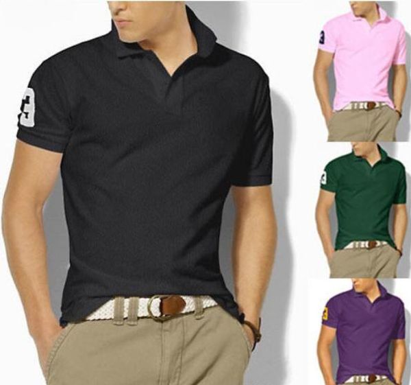 

США бренд мужская малайская вышивка рубашка поло хлопок с короткими рукавами рос