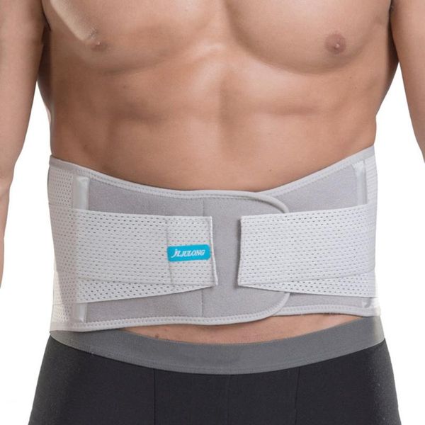 

lumbar support waist pain back support brace for fitness weightlifting belts sports safety corrector waist belt, Black;gray