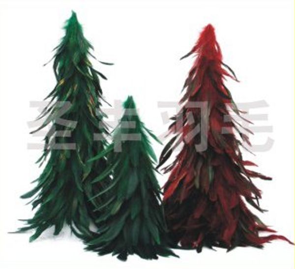 

christmas feather tree popular home decoration shooting props oem odm gift