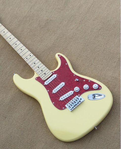 

amarelo guitarra eletrica st, мало, entrega де боа, бесплатный qualidade, боа винд пункт personalizar
