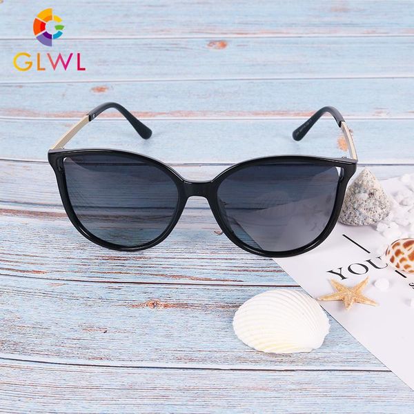 

new women's sunglasses cat eye women glasses sun polarized driving goggles girls vintage oversize frame eyeware woman fashion hispk
