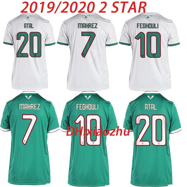 

2 звезды 19 20 кубок африки алжир футбол джерси афкон махрез брахими бунеджа буазза 2019 2020 алжир майо де футбол футбол футболка, Black;yellow
