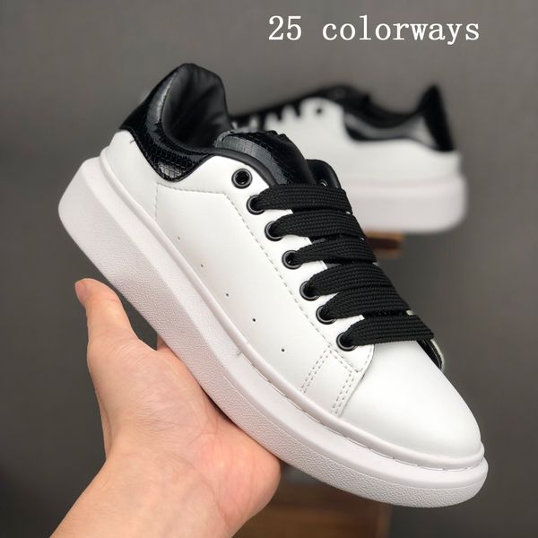 

3m reflective snake skin platform genuine leather velvet fashion luxury designer shoes men womens triple black white loves casual shoes