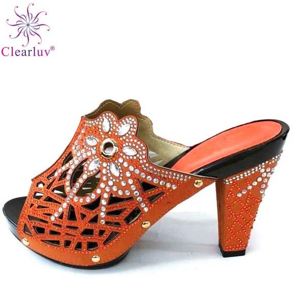 

new arrival designer shoes women luxury summer high heeled shoes for women african women shoes decorated with rhineston, Black