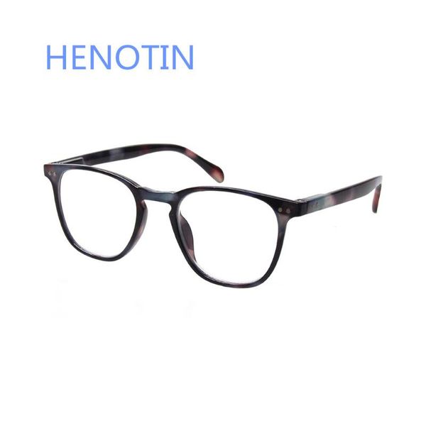 

spring 2020 circular fashion anti-fatigue reader, colorful demi ultralight elderly reading glasses, White;black