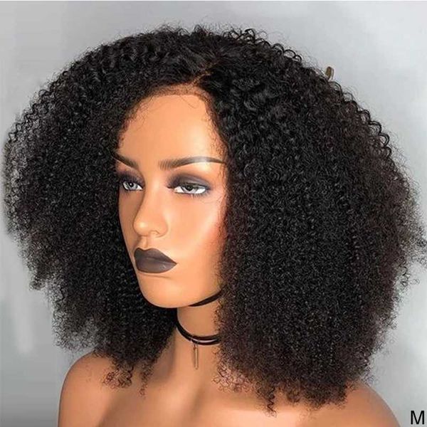 

brazilian wig human hair afro kinky curly wigs for black women 13x4 bob lace front wig maxine remy lace frontal 150 density, Black;brown