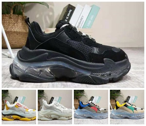 

2019 fashion paris 17fw sneaker triple s casual dad shoes for men s women beige black ceahp sports designer shoe