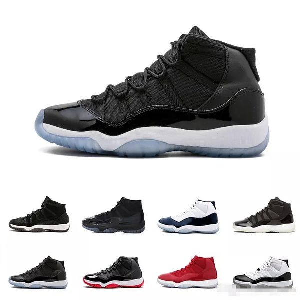 

11 men women basketball shoes gym red chicago midnight navy blue win like 82 96 unc space jam 11s sports shoes sneakers