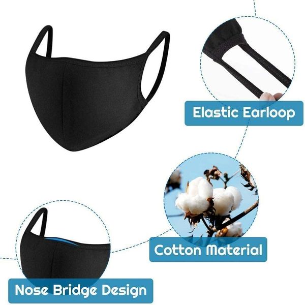 

маски top anti-dust cotton маска рот маска унисекс мужчина женщина велоспорт ношение черного способа высокого качества