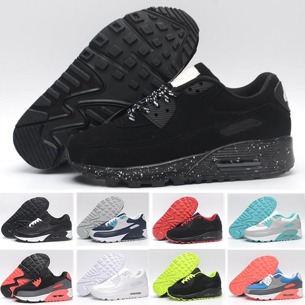 

nike air max 90 кроссовки обувь классическая мужская и женская обувь спортивный тренер воздушной подушке поверхность дышащая обувь 36-45 бес