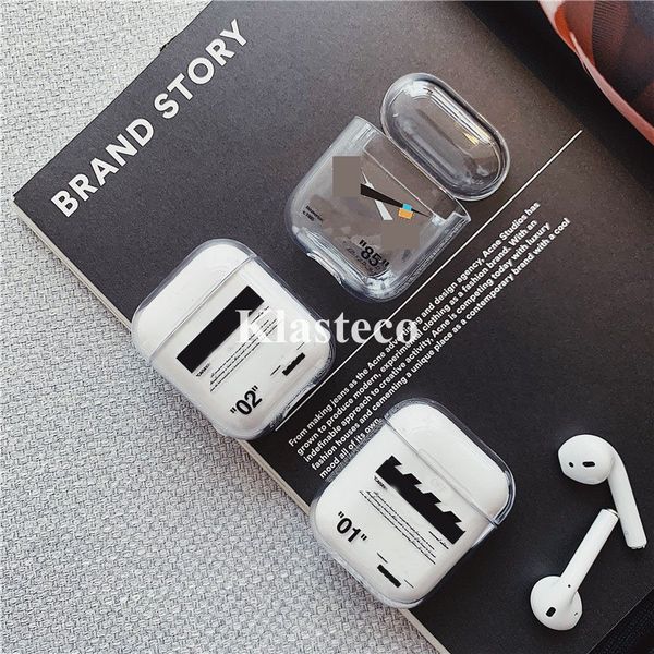 

cool street brand designer airpods case for apple airpods cover for air pods airpod apple case 1/2 off luxury clear earphone cover white bag
