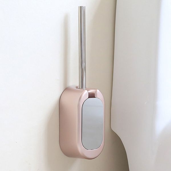 

modern storage box wall mount set toilet brush punch home cleaning long handle bathroom