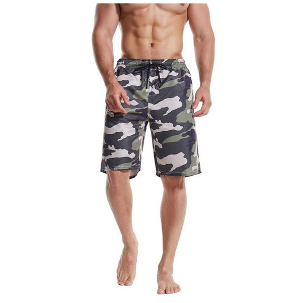 

камуфляж печатных шорты мужские лето упругие талии короткие повседневные спортивные бич короткие штаны большой размер сыпучие вскользь шорты, White;black