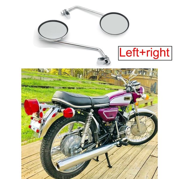 

right / left side clamp on handle bar review mirror for yamaha dt1 dt2 dt3 rt1 rt2 rt3 ct1 ct2 ct3 at1 at2 1969 to 1973