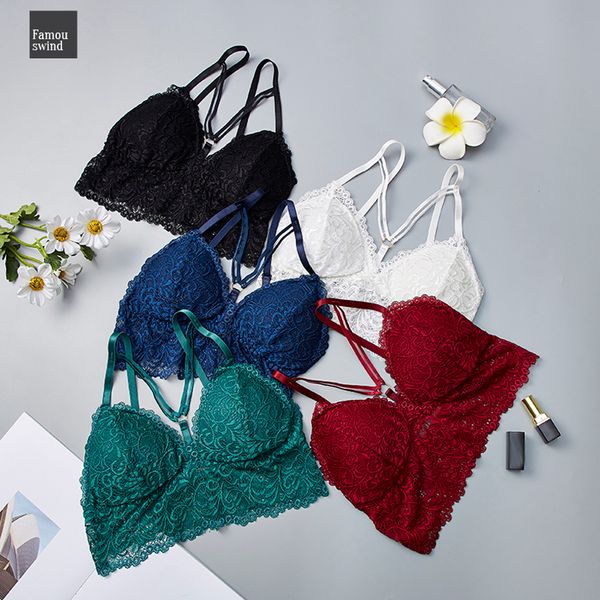

бюстгальтер up нажмите женщины сексуальное белье кружево bralette бесшовная push up проложенный нижнее белье черный белый синий красный бюст, Red;black