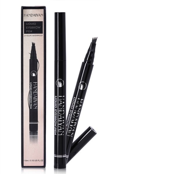 

wholesale micro eyebrow pencil 4-fork liquid eye brow 5 colors lasting 24-hours waterproof daily natural nude makeup