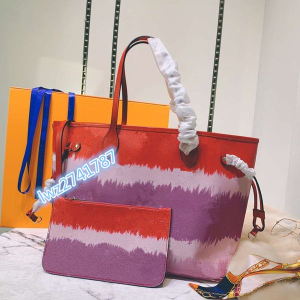 

serial number insidefashion woman bag genuine leather tote shoulder bag handbag with clutch purse with dustbag